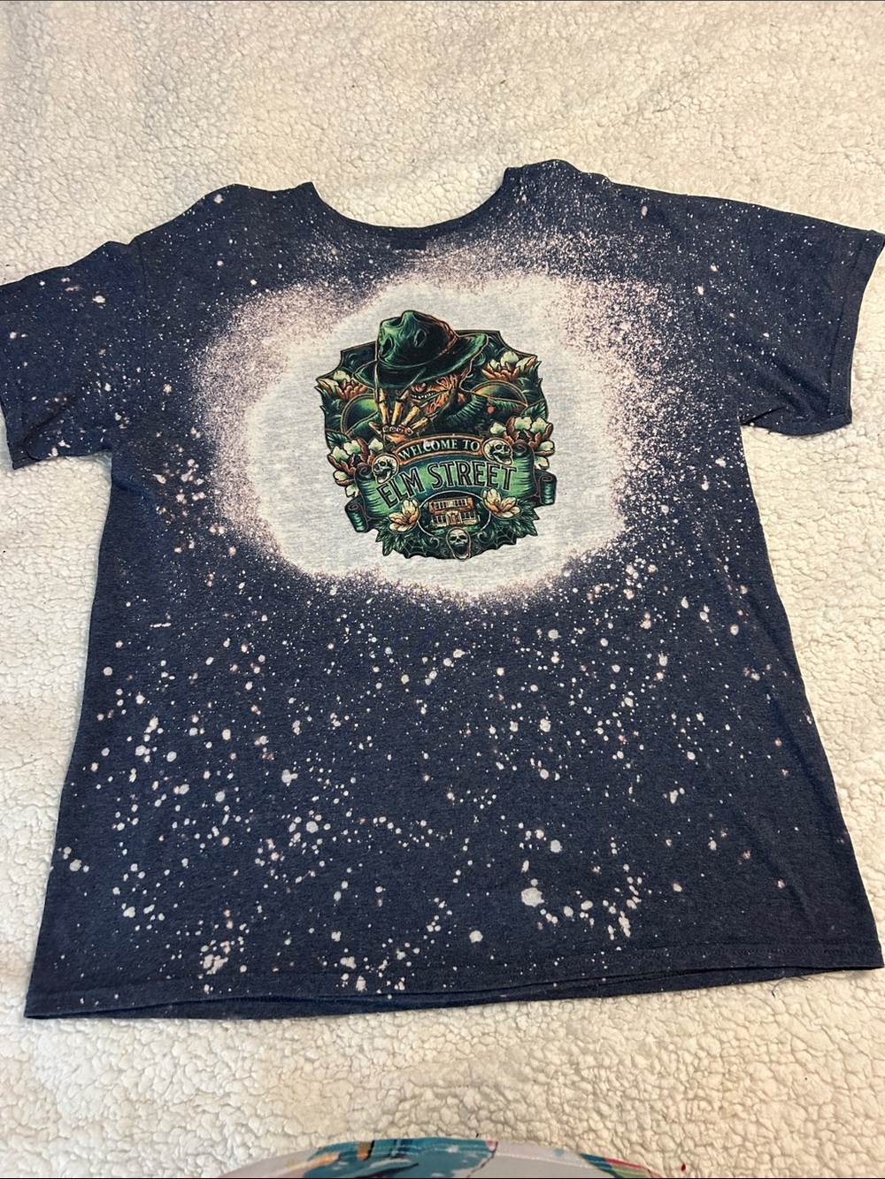 Adult Navy 'Elm Street' Graphic Tee